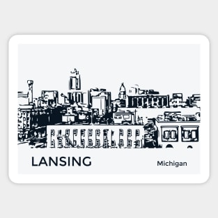 Lansing Michigan Sticker